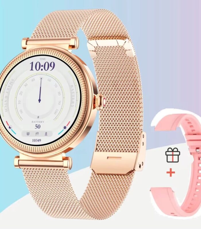 CF37 Pink Health Monitoring Bluetooth-compatible Call Smart Watch