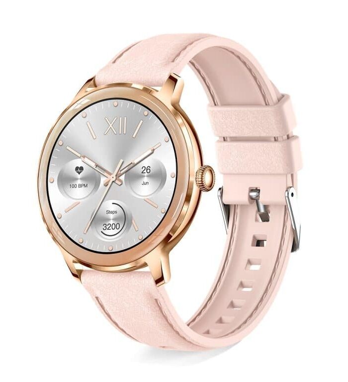 GT50 Pink Amoled Screen Smart Watch Ultrathin Design